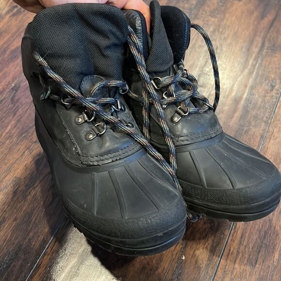 VTG made in Canada sorely short duck boots removable liner in GUC size 8 W - Picture 4 of 11